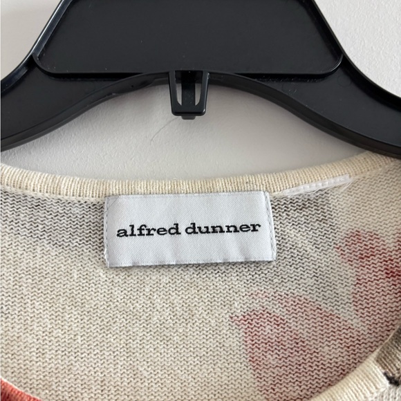 VTG Alfred Dunner Sweater Floral Short Sleeve Beaded Women M Teacher Grandmacore - Picture 4 of 10